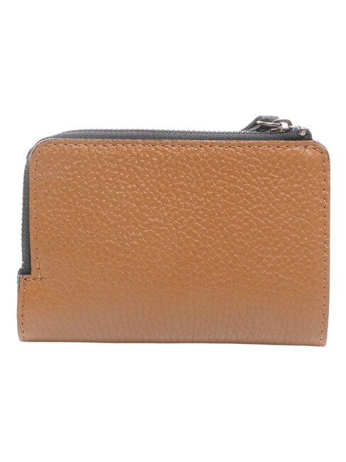 GMONEY57 Portefeuille en cuir, avec fermeture &eacute;clair lion - Portefeuilles Femme