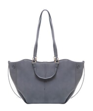 GAUD&Igrave; GOLENE Sac cabas bandouli&egrave;re, avec pochette amovible jean - Sacs pour Femme - 4