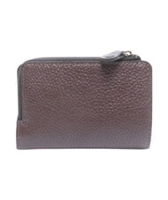 GABS GMONEY57 Portefeuille en cuir, avec fermeture &eacute;clair moka - Portefeuilles Femme - 3