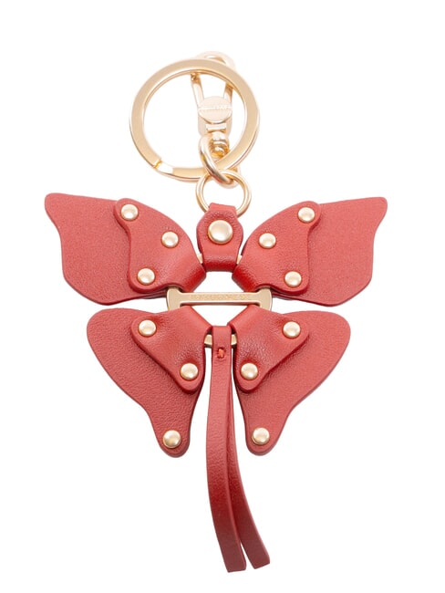 KEYRING Porte-cl&eacute;s en cuir cramoisi - Porte-cl&eacute;s
