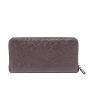 GABS GMONEY17 Grand portefeuille zipp&eacute; en cuir moka - Portefeuilles Femme - 3