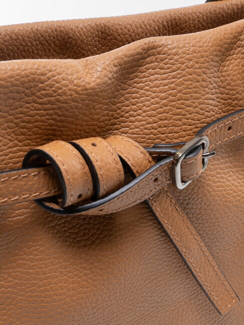 ELIF Pochette en cuir de taille moyenne avec bandouli&egrave;re lion - Sacs pour Femme