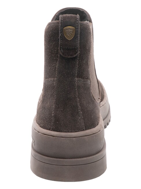 IUKA bottines en cuir DarkBrown - Chaussures Homme