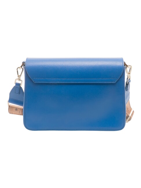 GEO SUMMER FEELING  Sac bandouli&egrave;re en cuir bleu astral - Sacs pour Femme