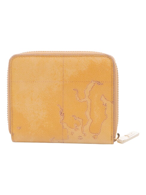 HETRITAGE GEO portefeuille compact &agrave; fermeture &eacute;clair Ivoire - Portefeuilles Femme