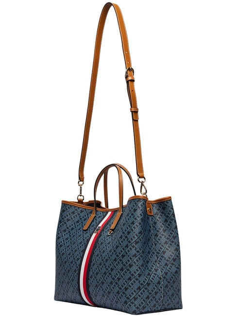 TH MONOPLAY Sac &agrave; main avec bandouli&egrave;re bleu de l'espace - Sacs pour Femme
