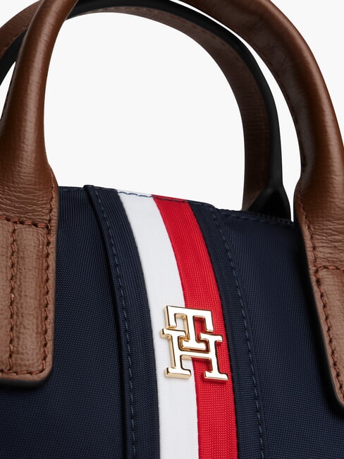POPETTE Petit sac cabas avec bandouli&egrave;re bleu de l'espace - Sacs pour Femme