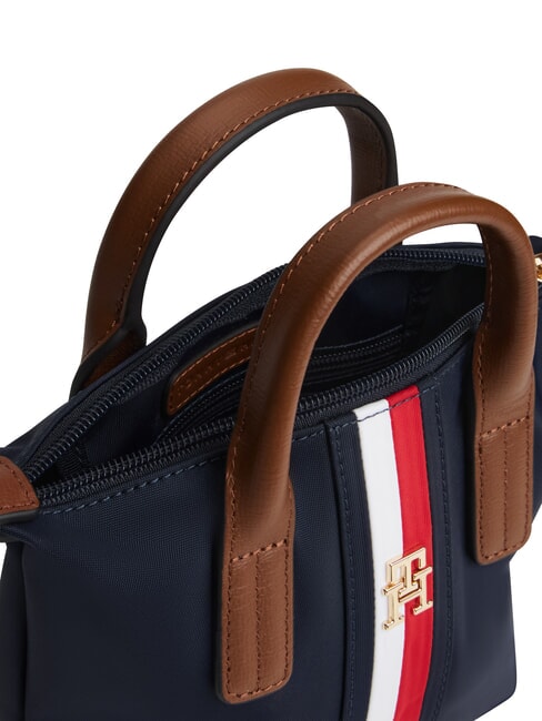 POPETTE Petit sac cabas avec bandouli&egrave;re bleu de l'espace - Sacs pour Femme