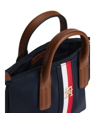 TOMMY HILFIGER POPETTE Petit sac cabas avec bandouli&egrave;re bleu de l'espace - Sacs pour Femme - 4