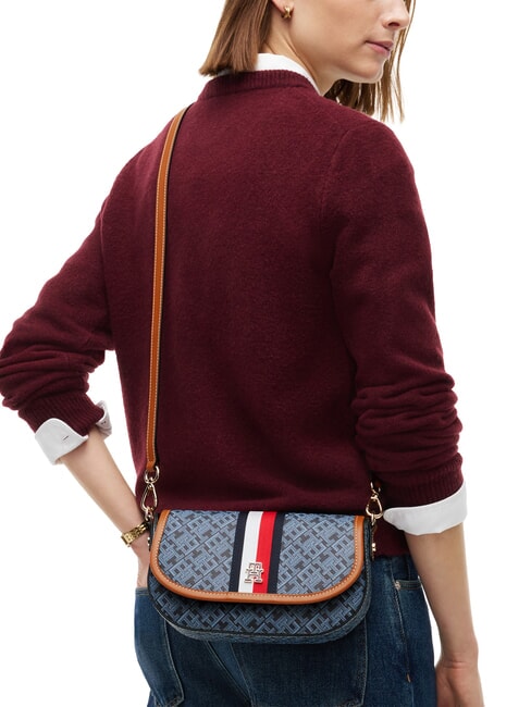TH MONOPLAY Mini sac bandouli&egrave;re bleu de l'espace - Sacs pour Femme