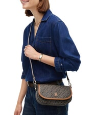 TOMMY HILFIGER TH MONOPLAY sac bandouli&egrave;re m&eacute;lange noir - Sacs pour Femme - 2