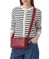 TOMMY HILFIGER TH JOY Mini sac avec bandouli&egrave;re et logo rouge d'automne - Sacs pour Femme - 2