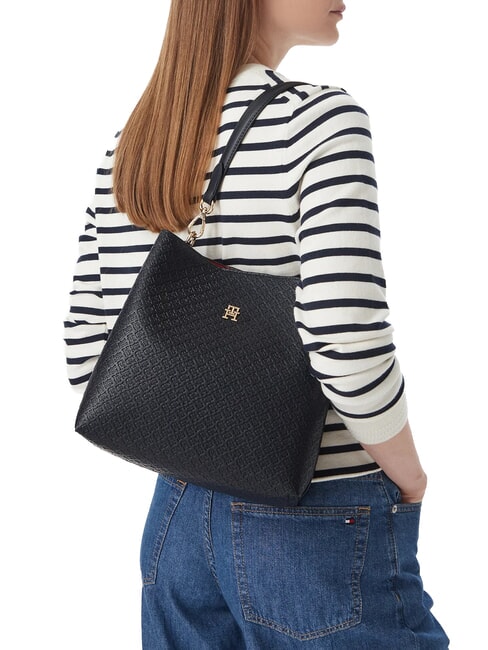 TH ICON sac bandouli&egrave;re bleu de l'espace - Sacs pour Femme