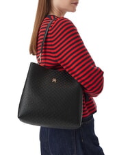 TOMMY HILFIGER TH ICON sac bandouli&egrave;re le noir - Sacs pour Femme - 2