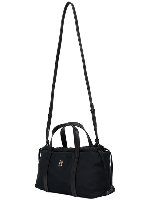 TH SOFT NYLON Sac &agrave; main avec bandouli&egrave;re le noir - Sacs pour Femme