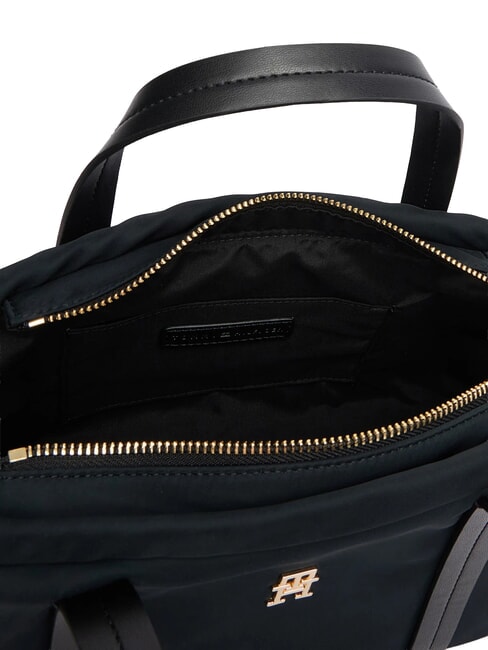 TH SOFT NYLON Sac &agrave; main avec bandouli&egrave;re le noir - Sacs pour Femme