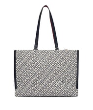 TOMMY HILFIGER TH JACQUARD sac bandouli&egrave;re bleu de l'espace - Sacs pour Femme - 3