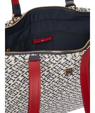 TOMMY HILFIGER TH JACQUARD sac bandouli&egrave;re bleu de l'espace - Sacs pour Femme - 4