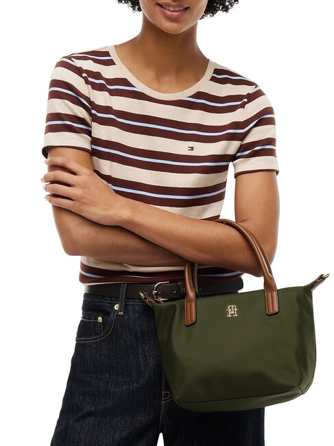 POPETTE Sac &agrave; main avec bandouli&egrave;re olive fonc&eacute; - Sacs pour Femme