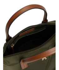TOMMY HILFIGER POPETTE Sac &agrave; main avec bandouli&egrave;re olive fonc&eacute; - Sacs pour Femme - 4