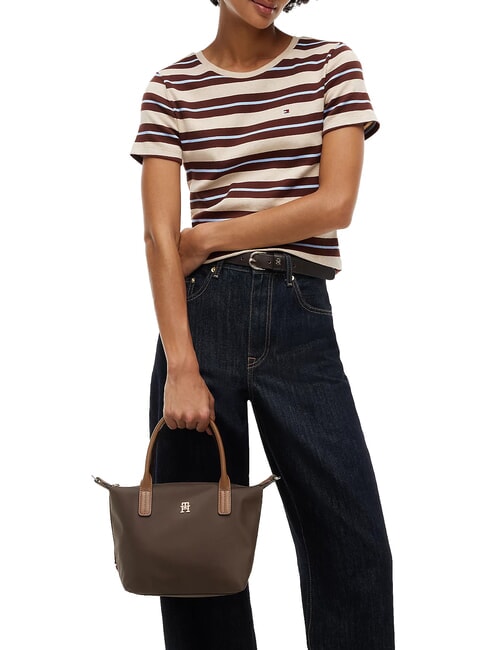POPETTE Sac &agrave; main avec bandouli&egrave;re fondant brun - Sacs pour Femme
