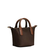 TOMMY HILFIGER POPETTE Sac &agrave; main avec bandouli&egrave;re et logo fondant brun - Sacs pour Femme - 3
