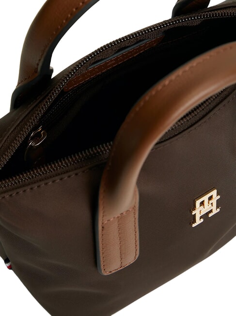 POPETTE Sac &agrave; main avec bandouli&egrave;re et logo fondant brun - Sacs pour Femme