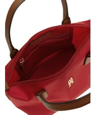 TOMMY HILFIGER POPETTE Sac &agrave; main avec bandouli&egrave;re rouge d'automne - Sacs pour Femme - 4