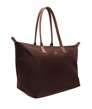 TOMMY HILFIGER POPETTE Maxi sac bandouli&egrave;re fondant brun - Sacs pour Femme - 3