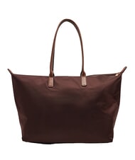 TOMMY HILFIGER POPETTE Maxi sac bandouli&egrave;re fondant brun - Sacs pour Femme - 4