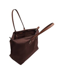 TOMMY HILFIGER POPETTE Maxi sac bandouli&egrave;re fondant brun - Sacs pour Femme - 5