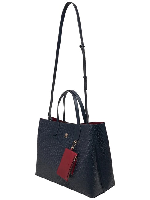 TH ICON Sac &agrave; main avec bandouli&egrave;re bleu de l'espace - Sacs pour Femme