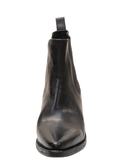 ALICE bottines en cuir NOIR - Chaussures Femme