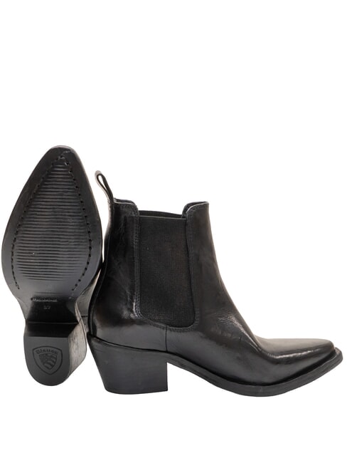 ALICE bottines en cuir NOIR - Chaussures Femme