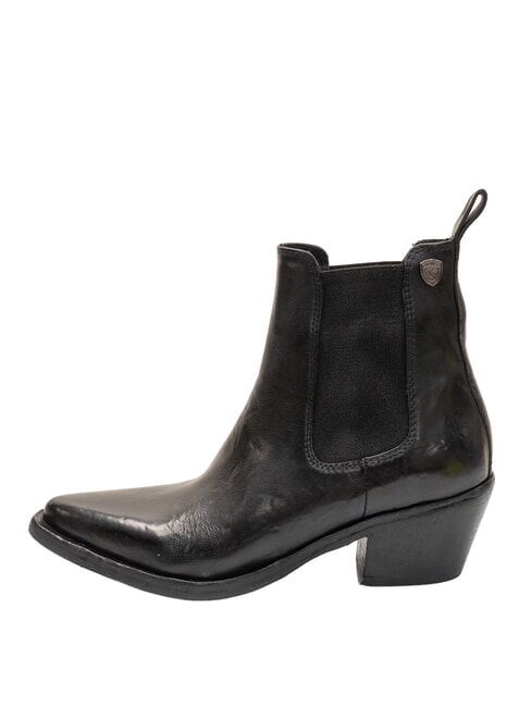 ALICE bottines en cuir NOIR - Chaussures Femme