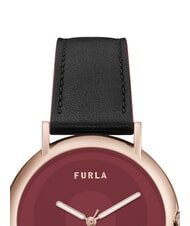 FURLA EASY SHAPE Montre de mode noir rouge - Montres - 3