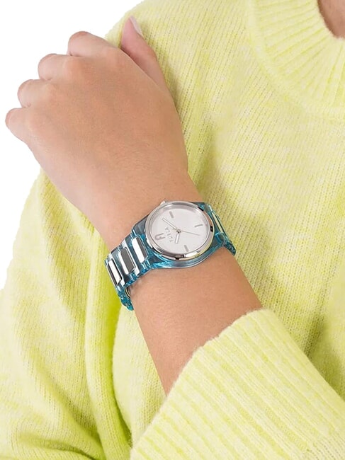 TEMPO MINI Montre de mode blanc/bleu - Montres