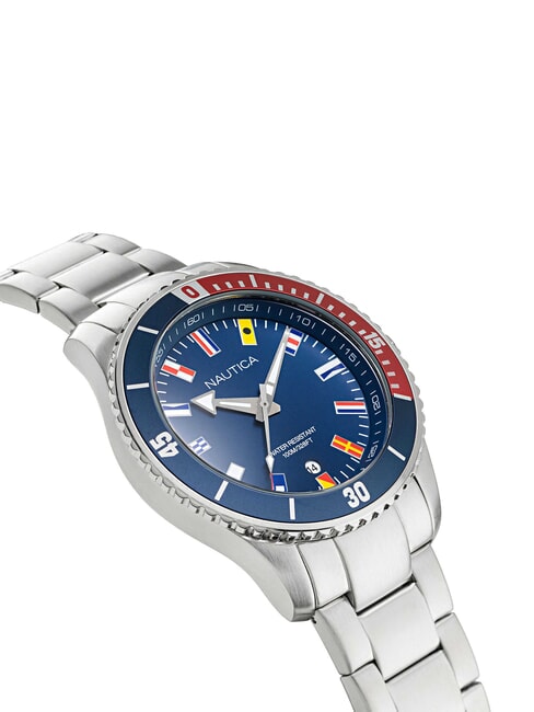PACIFIC BEACH montre de sport bleu et argent - Montres