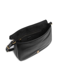 PINKO LOVE SATCHEL sac bandouli&egrave;re noir-or antique - Sacs pour Femme - 3