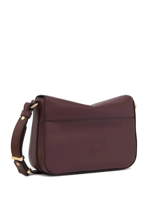 LOVE SATCHEL Mini sac bandouli&egrave;re Bourgogne or antique - Sacs pour Femme