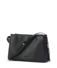 PINKO LOVE ONE MINI Mini sac bandouli&egrave;re noir-or antique - Sacs pour Femme - 2