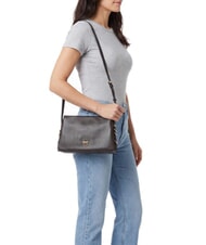 PINKO LOVE ONE MINI Mini sac bandouli&egrave;re marasca brun-or antique - Sacs pour Femme - 2