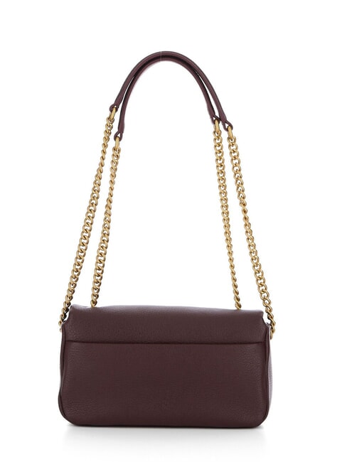 CLICK SOFT Mini sac bandouli&egrave;re / sac port&eacute; &eacute;paule brun fonc&eacute; or antique - Sacs pour Femme
