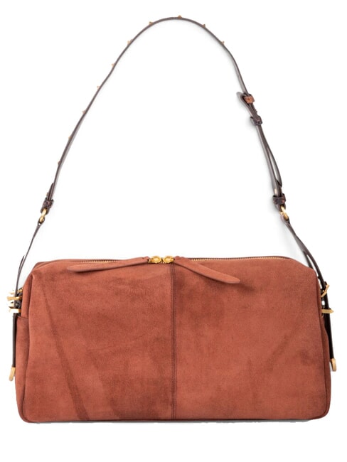 24 CLASSIC sac bandouli&egrave;re or brun mat intense - Sacs pour Femme
