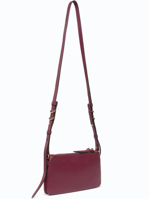 DOUBLE Sac bandouli&egrave;re, avec bandouli&egrave;re groseille intense-or antique - Sacs pour Femme