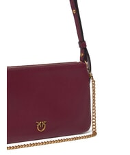 PINKO DOUBLE Sac bandouli&egrave;re, avec bandouli&egrave;re groseille intense-or antique - Sacs pour Femme - 3