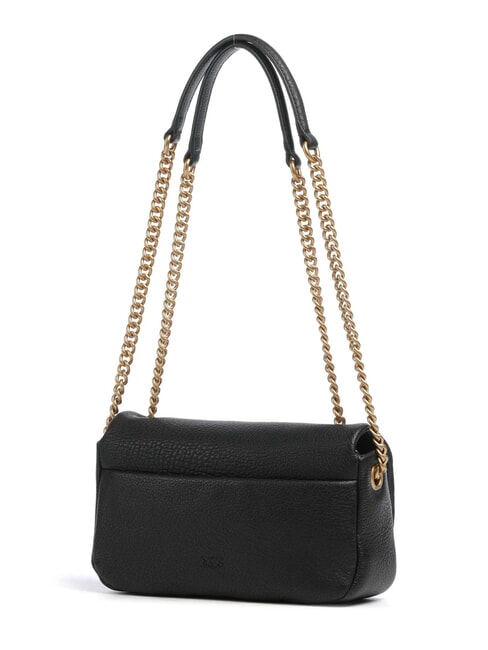 CLICK SOFT Mini sac bandouli&egrave;re / sac port&eacute; &eacute;paule noir-or antique - Sacs pour Femme