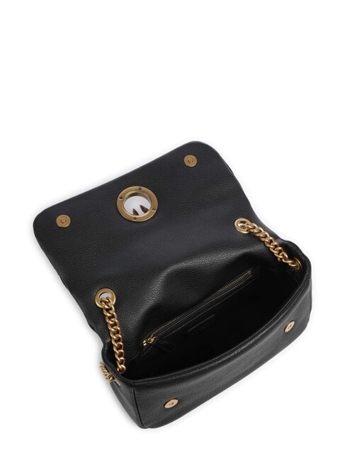CLICK SOFT Mini sac bandouli&egrave;re / sac port&eacute; &eacute;paule noir-or antique - Sacs pour Femme