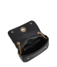 PINKO CLICK SOFT Mini sac bandouli&egrave;re / sac port&eacute; &eacute;paule noir-or antique - Sacs pour Femme - 3