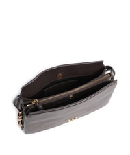 PINKO TRIPLET MINI Sac bandouli&egrave;re en cuir marasca brun-or antique - Sacs pour Femme - 4